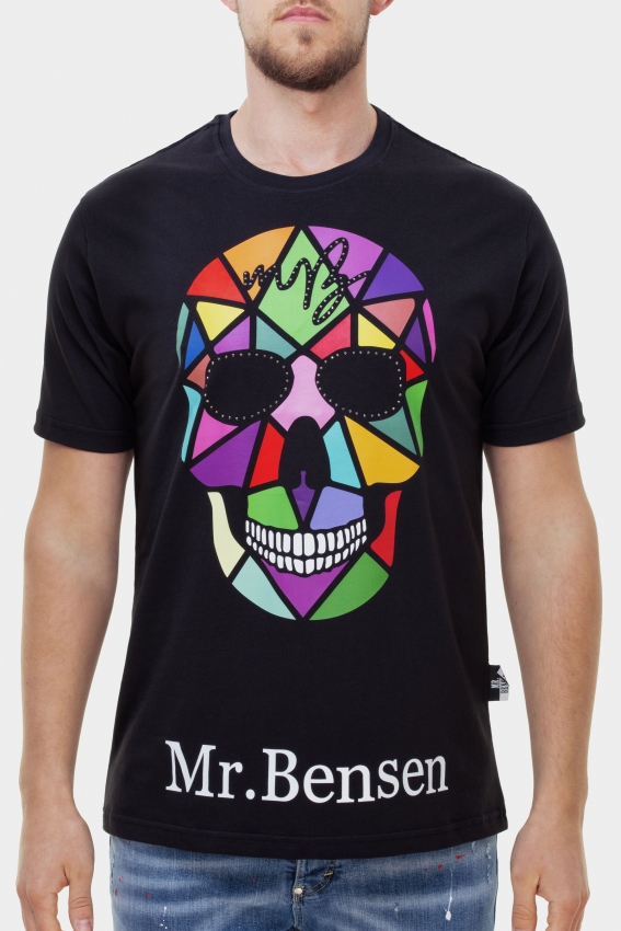 Mr. Bensen Colorful Skull Shirt Men 